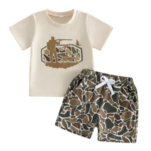Baby Boy Camo 2 Piece Outfit