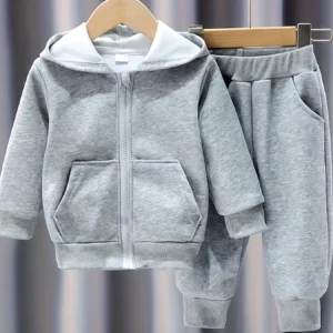 Baby Hooded Jacket Pants Sets
