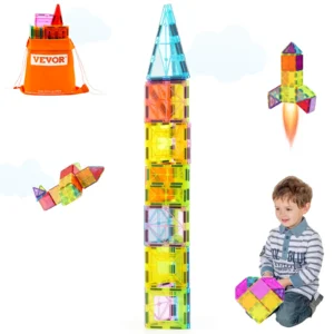 SucceBuy 32PCS Light Magnetic Tiles Set Magnet