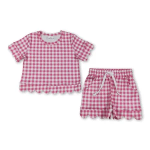 Girls Short Scallop Set