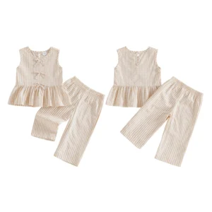 Ruffle Top and Shorts Set with Floral Print