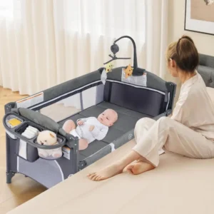 5-in-1 Convertible Baby Bedside Sleeper