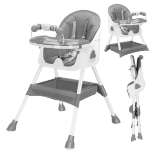 Foldable Baby High Chair, Easy to Clean