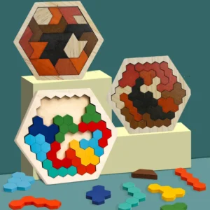 Wooden Tangram Logic Game Montessori