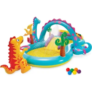 Dinoland Play Center Kiddie Inflatable Outdoor Pool
